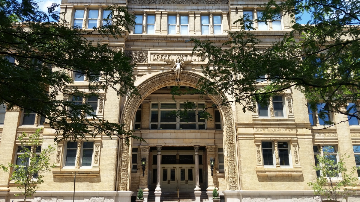Drexel's Main Building - Built in 1891 by Joseph M. Wilson