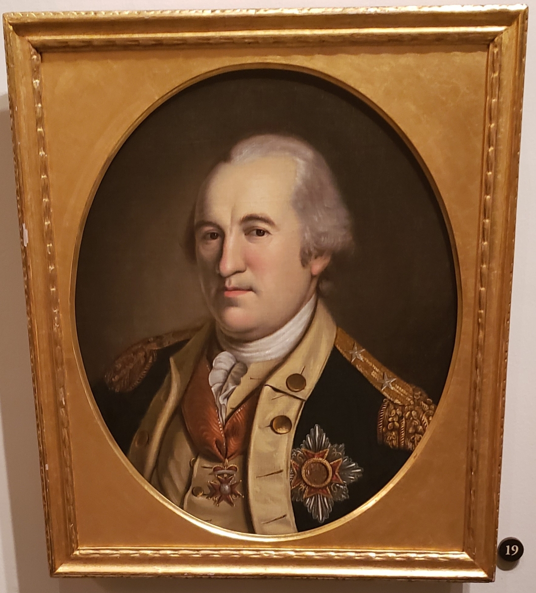 Marquis de Lafayette Portrait located in the Second Bank of the United States Portrait Gallery Marquis de Lafayette Portrait located in the Second Bank of the United States Portrait Gallery