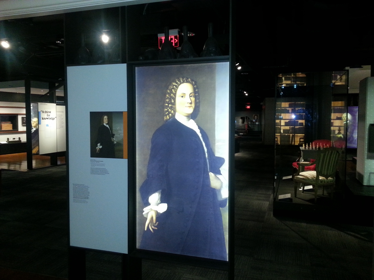 Inside the Benjamin Franklin Museum