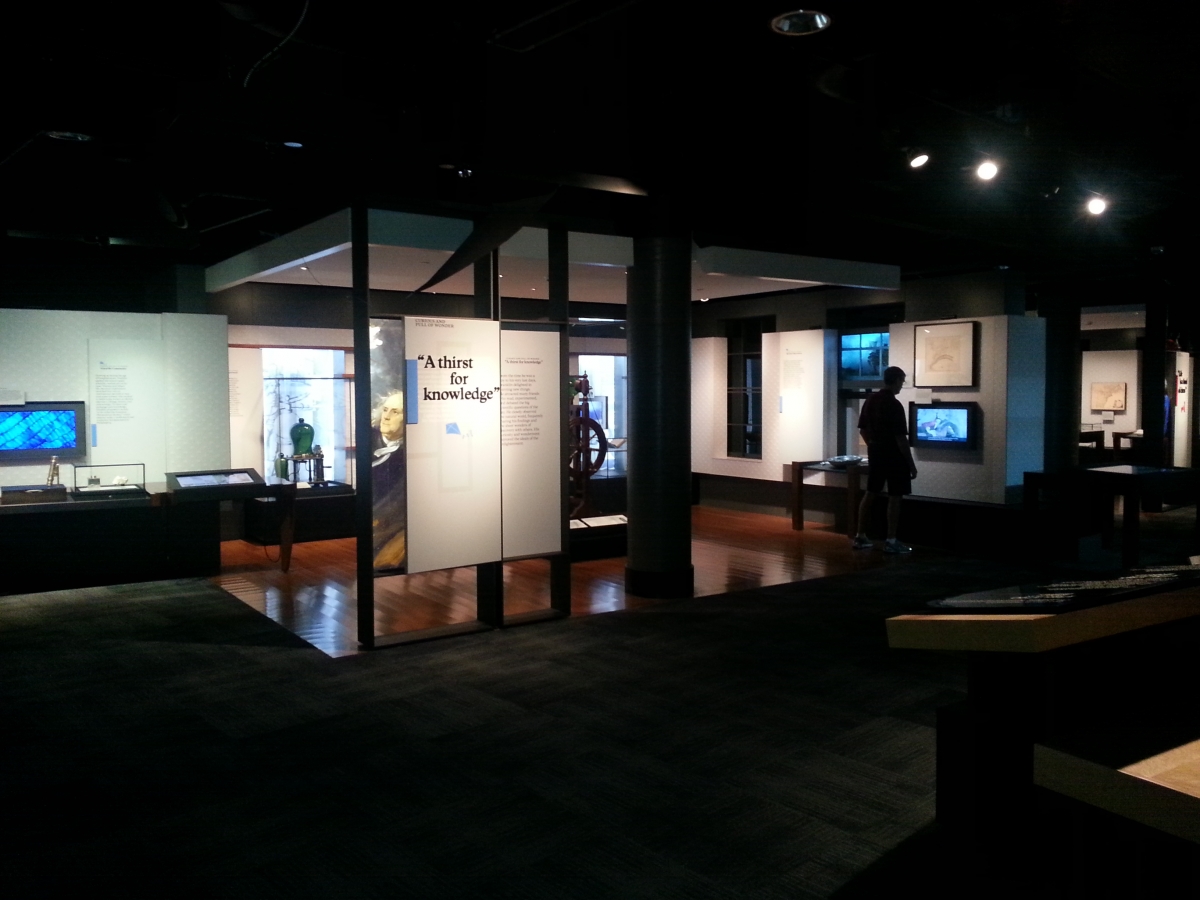 Inside the Benjamin Franklin Museum
