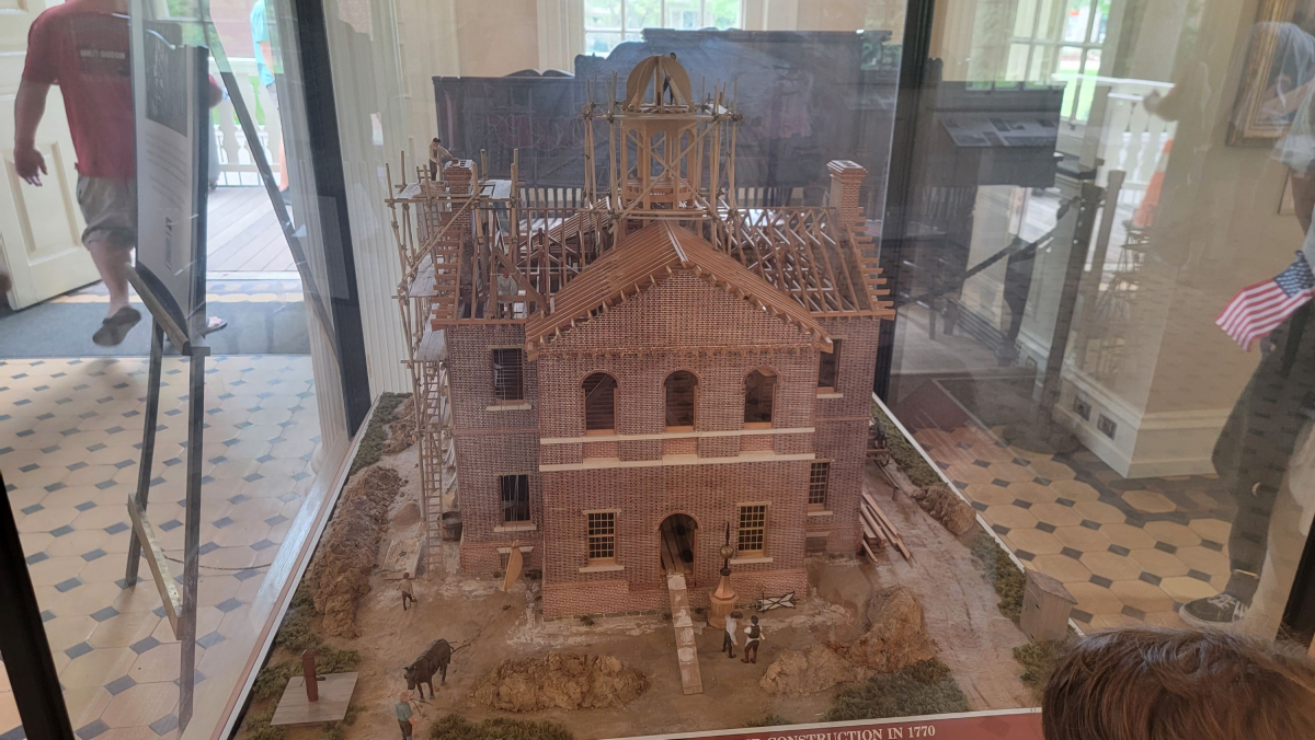 An Exhibit Showing How Carpenters' Hall was Constructed in 1774 An Exhibit Showing How Carpenters' Hall was Constructed in 1774