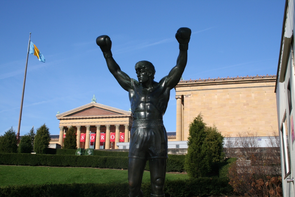 Rocky Statue