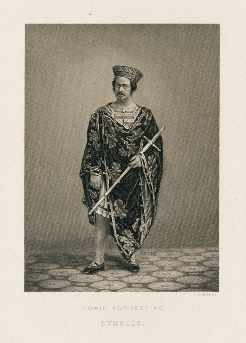 Edwin Forrest as 
    Othello