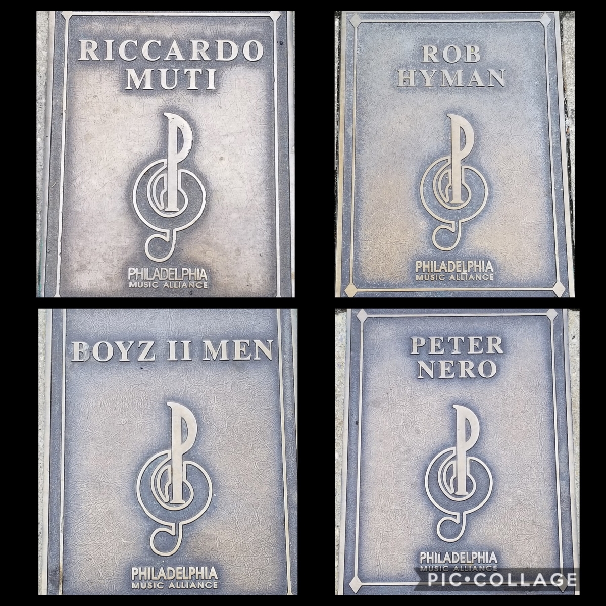 Philadelphia Music Alliance Plaques