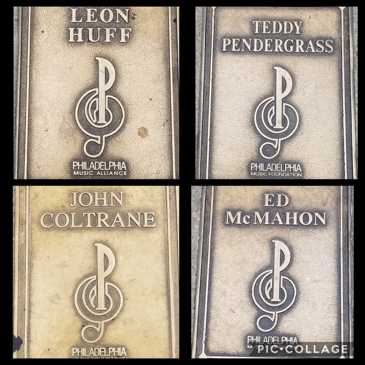 Philadelphia Music Alliance Plaques