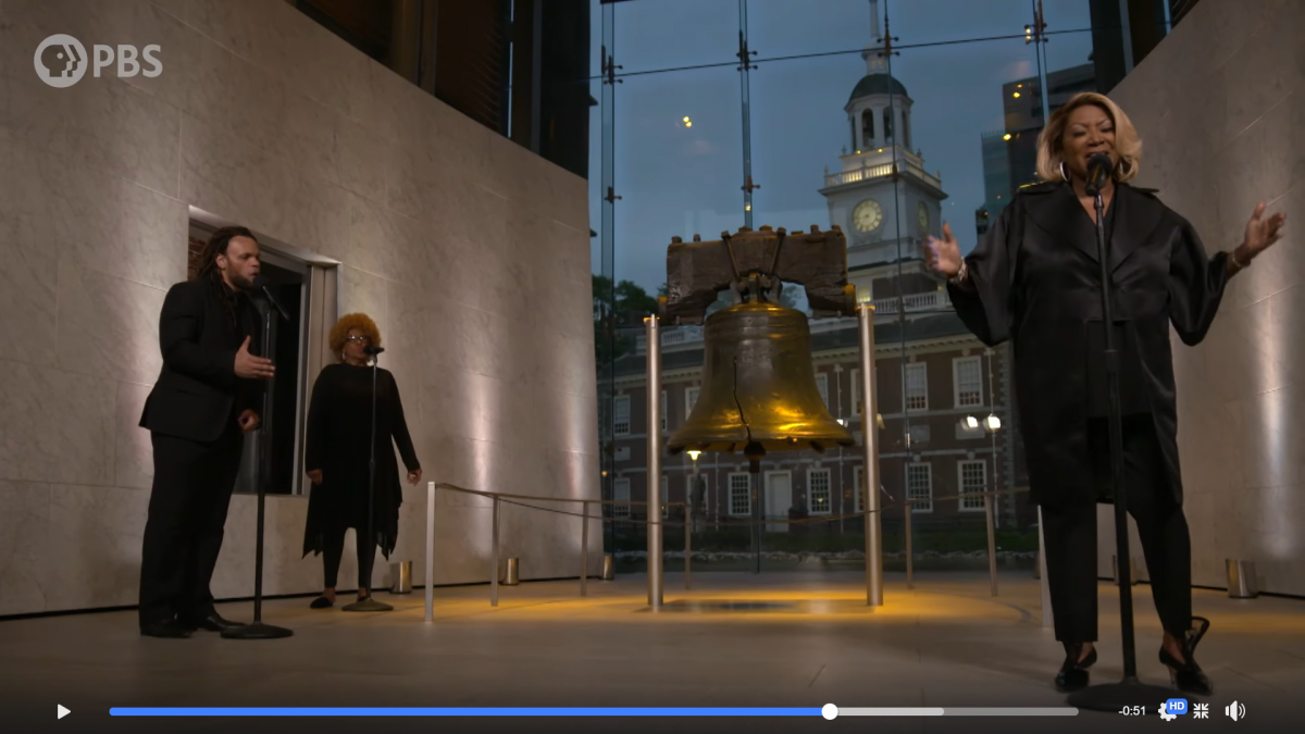 Patti LaBelle Performing at the Liberty Bell for A Capitol Fourth Celebrating America's 244th Birthday, July 4, 2020, Photo: PBS